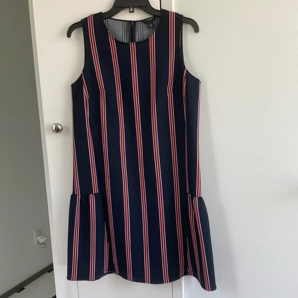 navy blue dress for baby girl ALIGNE Shine High-Neck Tiered Maxi Dress main image 0